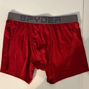 Spyder Men's Vibrant Red Boxer Briefs
